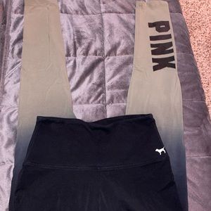 super cute vs pink working out leggings